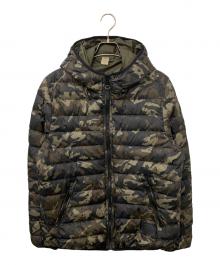 COACH（コーチ）の古着「ダウンジャケット」｜カーキ×ブラック