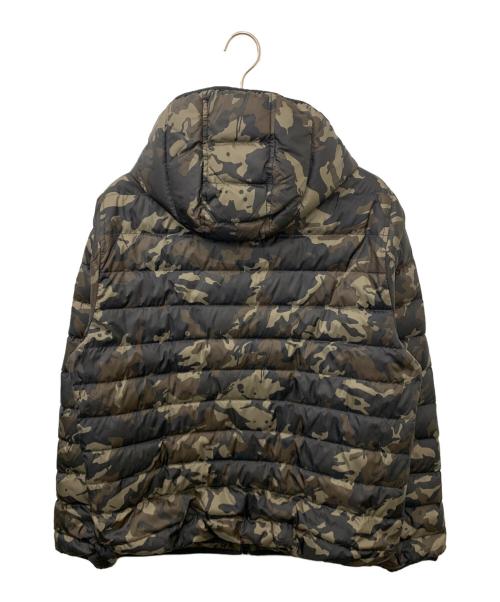 COACH（コーチ）COACH (コーチ) ダウンジャケット カーキ×ブラック サイズ:Lの古着・服飾アイテム