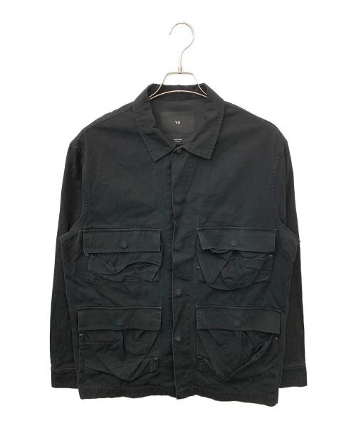 Y-3（ワイスリー）Y-3 (ワイスリー) LS PKT SHIRT ブラック サイズ:2XSの古着・服飾アイテム