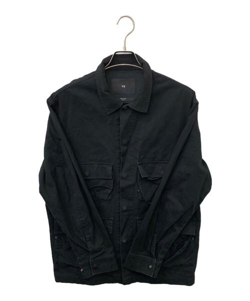 Y-3（ワイスリー）Y-3 (ワイスリー) LS PKT SHIRT ブラック サイズ:2XSの古着・服飾アイテム