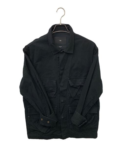 Y-3（ワイスリー）Y-3 (ワイスリー) LS PKT SHIRT ブラック サイズ:2XSの古着・服飾アイテム