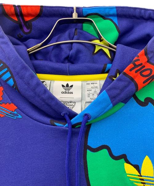 adidas（アディダス）adidas (アディダス) Kerwin Frost Hoodie ブルー サイズ:Lの古着・服飾アイテム