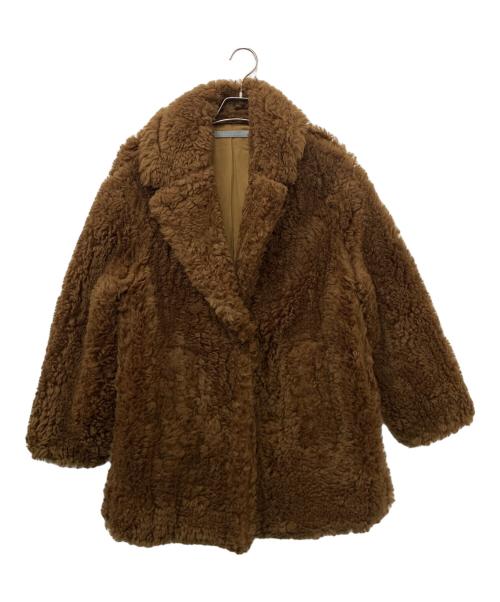 theory luxe（セオリーリュクス）theory luxe (セオリーリュクス) テディーベアコート ブラウン サイズ:38の古着・服飾アイテム