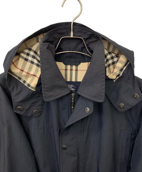 BURBERRY LONDON（バーバリーロンドン）BURBERRY LONDON (バーバリーロンドン) フーデッドジャケット ネイビー サイズ:Lの古着・服飾アイテム