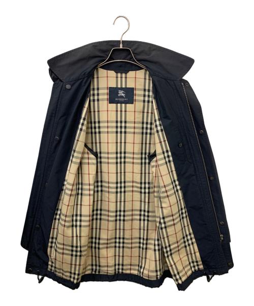 BURBERRY LONDON（バーバリーロンドン）BURBERRY LONDON (バーバリーロンドン) フーデッドジャケット ネイビー サイズ:Lの古着・服飾アイテム