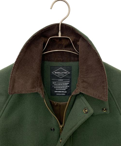 RAGEBLUE（レイジブルー）RAGEBLUE (レイジブルー) ウーリーテックハンティングジャケット グリーン×ブラウン サイズ:Mの古着・服飾アイテム