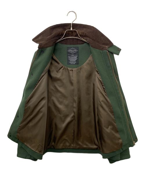 RAGEBLUE（レイジブルー）RAGEBLUE (レイジブルー) ウーリーテックハンティングジャケット グリーン×ブラウン サイズ:Mの古着・服飾アイテム
