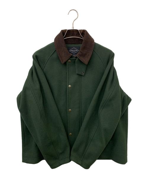 RAGEBLUE（レイジブルー）RAGEBLUE (レイジブルー) ウーリーテックハンティングジャケット グリーン×ブラウン サイズ:Mの古着・服飾アイテム