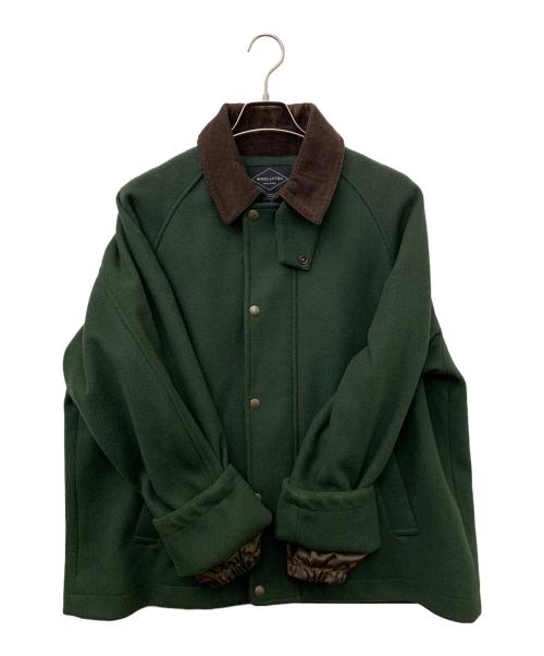 RAGEBLUE（レイジブルー）RAGEBLUE (レイジブルー) ウーリーテックハンティングジャケット グリーン×ブラウン サイズ:Mの古着・服飾アイテム