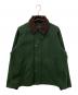 RAGEBLUE（レイジブルー）の古着「ウーリーテックハンティングジャケット」｜グリーン×ブラウン