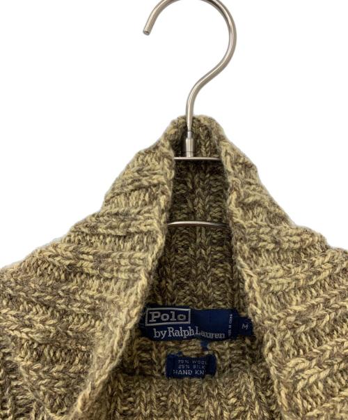 POLO RALPH LAUREN（ポロ・ラルフローレン）POLO RALPH LAUREN (ポロ・ラルフローレン) 厚手ニット ベージュ サイズ:Mの古着・服飾アイテム