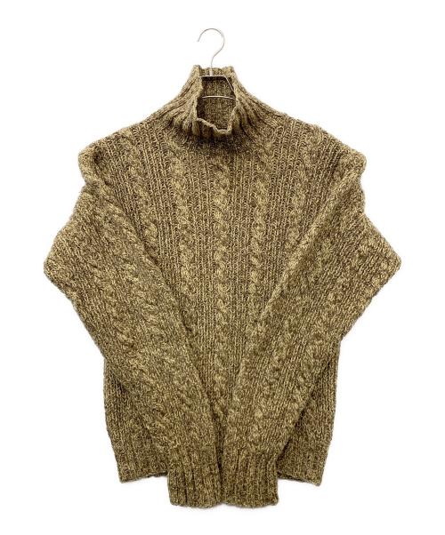 POLO RALPH LAUREN（ポロ・ラルフローレン）POLO RALPH LAUREN (ポロ・ラルフローレン) 厚手ニット ベージュ サイズ:Mの古着・服飾アイテム