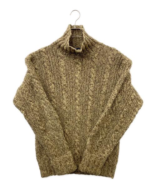 POLO RALPH LAUREN（ポロ・ラルフローレン）POLO RALPH LAUREN (ポロ・ラルフローレン) 厚手ニット ベージュ サイズ:Mの古着・服飾アイテム