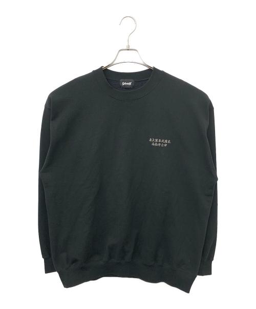 Schott（ショット）Schott (ショット) ADVERTISEMENT DRAGON CREW SWEAT ブラック サイズ:2XLの古着・服飾アイテム