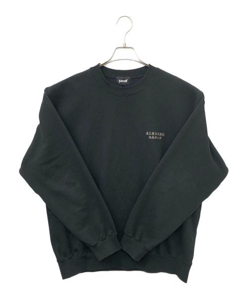 Schott（ショット）Schott (ショット) ADVERTISEMENT DRAGON CREW SWEAT ブラック サイズ:2XLの古着・服飾アイテム