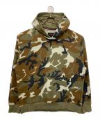 NIKEナイキ）の古着「CAMO PULL OVER PARKA」｜グリーン