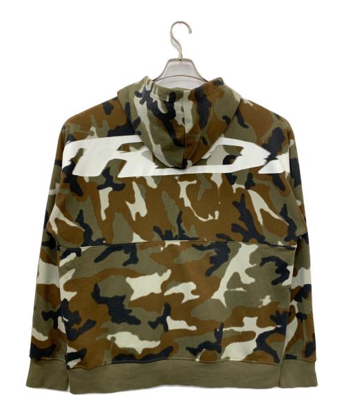 NIKE（ナイキ）NIKE (ナイキ) CAMO PULL OVER PARKA グリーン サイズ:Lの古着・服飾アイテム