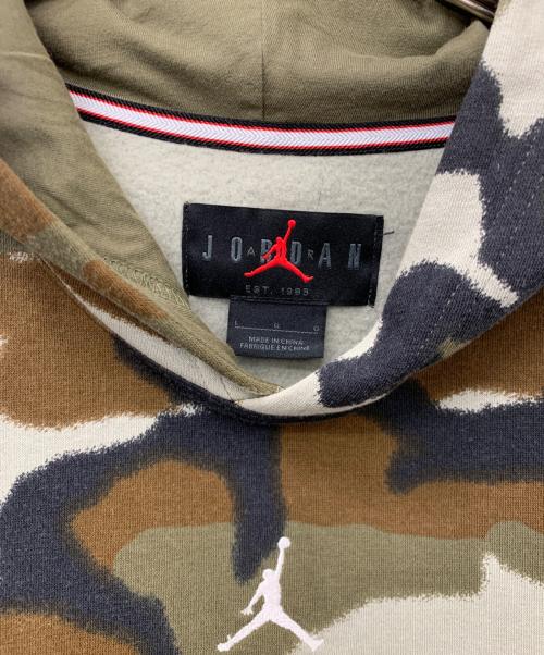 NIKE（ナイキ）NIKE (ナイキ) CAMO PULL OVER PARKA グリーン サイズ:Lの古着・服飾アイテム