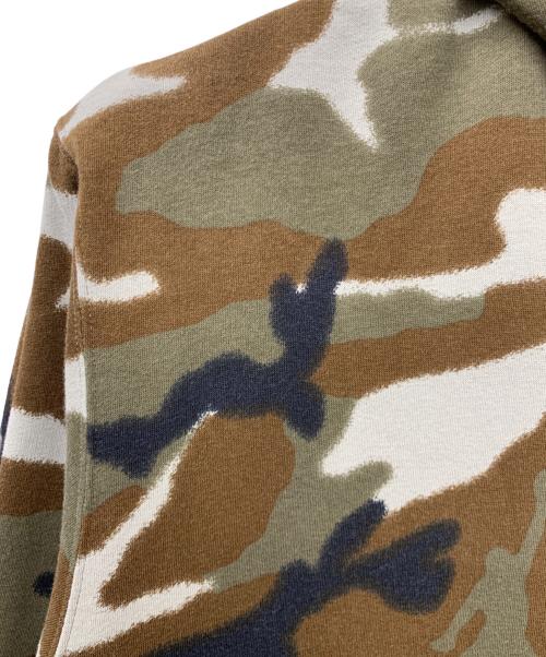 NIKE（ナイキ）NIKE (ナイキ) CAMO PULL OVER PARKA グリーン サイズ:Lの古着・服飾アイテム