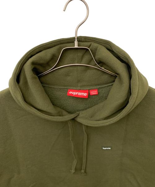 SUPREME（シュプリーム）Supreme (シュプリーム) Small Box Pullover Hooded Sweatshirts グリーン サイズ:Mの古着・服飾アイテム