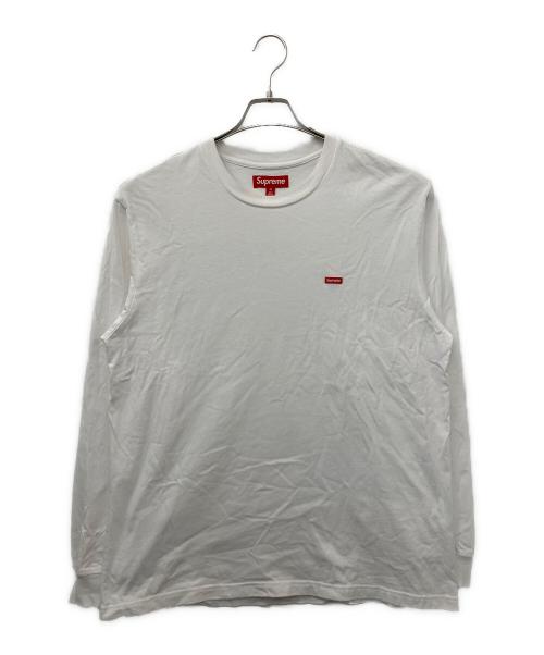 SUPREME（シュプリーム）SUPREME (シュプリーム) Small Box L/S Tee ホワイト サイズ:Mの古着・服飾アイテム