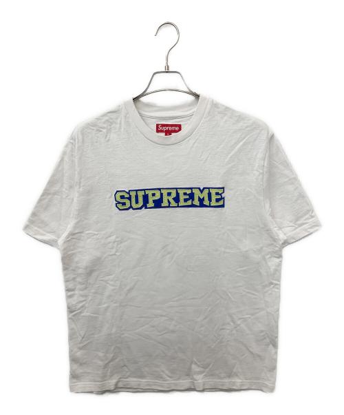 SUPREME（シュプリーム）SUPREME (シュプリーム) Satin Applique S/S Top ホワイト サイズ:Mの古着・服飾アイテム