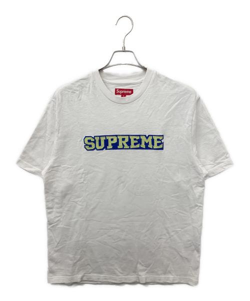 SUPREME（シュプリーム）SUPREME (シュプリーム) Satin Applique S/S Top ホワイト サイズ:Mの古着・服飾アイテム