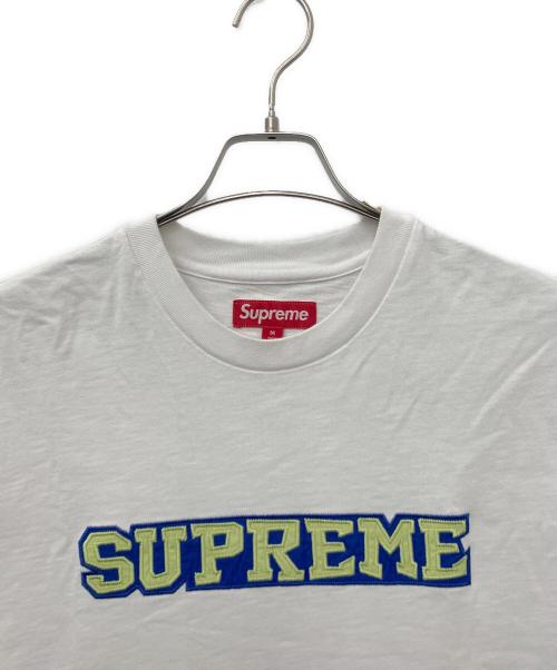 SUPREME（シュプリーム）SUPREME (シュプリーム) Satin Applique S/S Top ホワイト サイズ:Mの古着・服飾アイテム