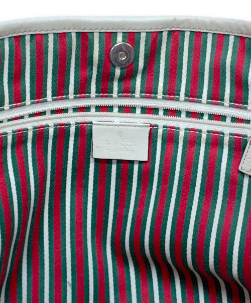 GUCCI（グッチ）GUCCI (グッチ) ニューブリットトートバッグ ベージュ×ブラウンの古着・服飾アイテム