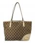 GUCCI（グッチ）の古着「ニューブリットトートバッグ」｜ベージュ×ブラウン