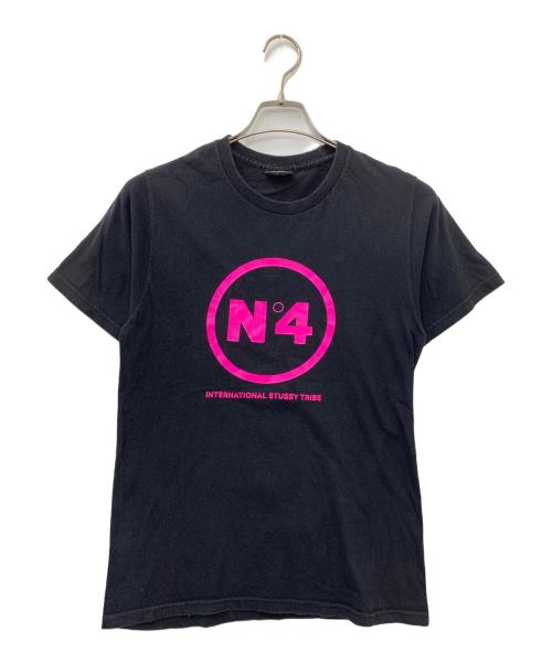 stussy（ステューシー）stussy (ステューシー) Tシャツ ブラック×ピンク サイズ:Sの古着・服飾アイテム