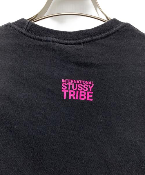 stussy（ステューシー）stussy (ステューシー) Tシャツ ブラック×ピンク サイズ:Sの古着・服飾アイテム