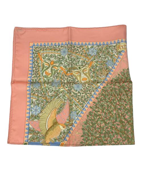 HERMES（エルメス）HERMES (エルメス) シルクスカーフ ピンクの古着・服飾アイテム