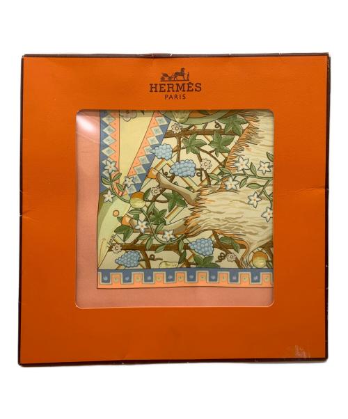 HERMES（エルメス）HERMES (エルメス) シルクスカーフ ピンクの古着・服飾アイテム