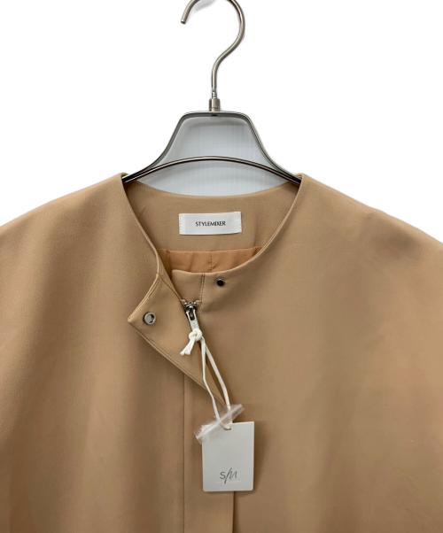 STYLE MIXER（スタイルミキサー）STYLE MIXER (スタイルミキサー) ブルゾン ベージュ サイズ:FREEの古着・服飾アイテム