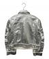 ARMANI EXCHANGE (アルマーニ エクスチェンジ) シルバーコーティング デニムジャケット シルバー サイズ:L：8000円
