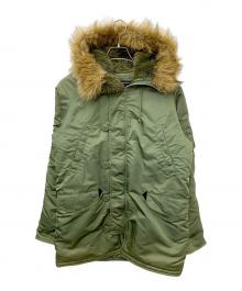 ALPHA（アルファ）の古着「N-3Bタイプコート」｜グリーン