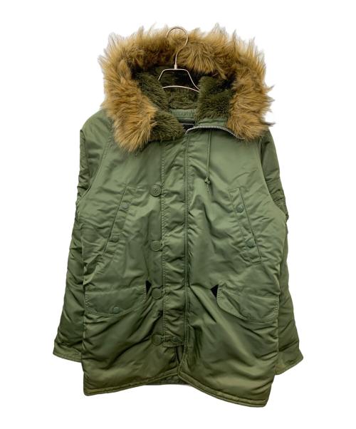 ALPHA（アルファ）ALPHA (アルファ) N-3Bタイプコート グリーン サイズ:Mの古着・服飾アイテム