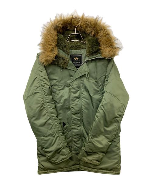 ALPHA（アルファ）ALPHA (アルファ) N-3Bタイプコート グリーン サイズ:Mの古着・服飾アイテム