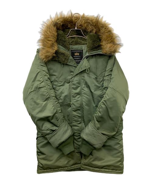 ALPHA（アルファ）ALPHA (アルファ) N-3Bタイプコート グリーン サイズ:Mの古着・服飾アイテム