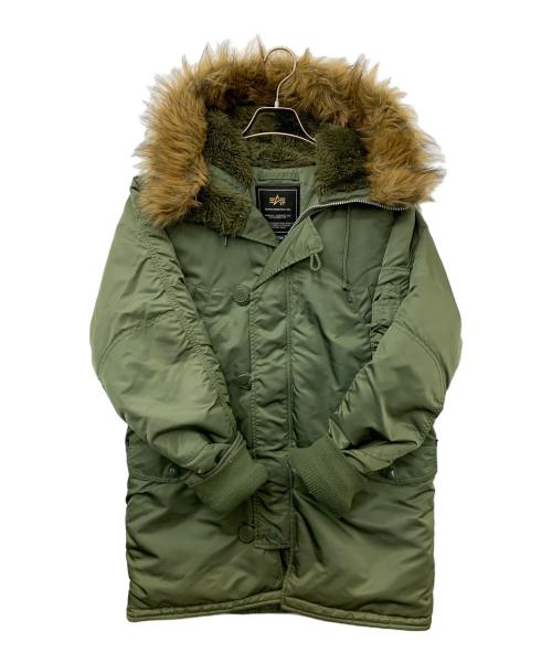 ALPHA（アルファ）ALPHA (アルファ) N-3Bタイプコート グリーン サイズ:Mの古着・服飾アイテム