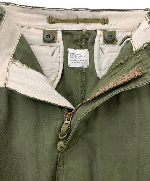 US ARMY（ユーエスアーミー）US ARMY (ユーエスアーミー) M65フィールドパンツ グリーン サイズ:MEDIUM-REGULARの古着・服飾アイテム