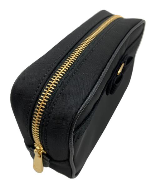 Salvatore Ferragamo（サルヴァトーレ フェラガモ）Salvatore Ferragamo (サルヴァトーレ フェラガモ) コスメポーチ ブラックの古着・服飾アイテム