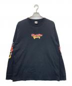 THE BLACK EYE PATCHブラックアイパッチ）の古着「ロングスリーブカットソー」｜ブラック