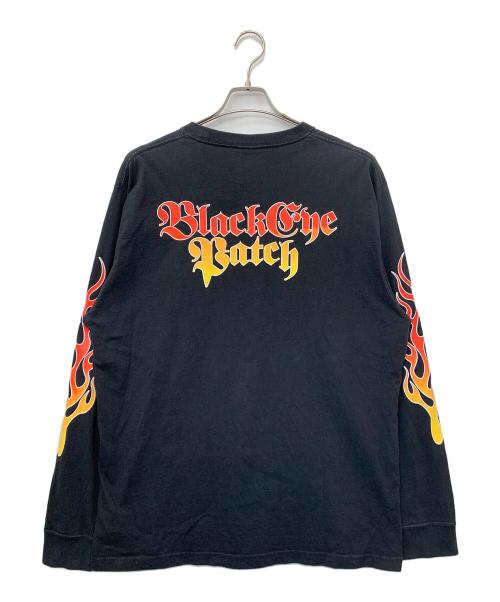 THE BLACK EYE PATCH（ブラックアイパッチ）THE BLACK EYE PATCH (ブラックアイパッチ) ロングスリーブカットソー ブラック サイズ:XLの古着・服飾アイテム