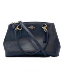 COACH（コーチ）の古着「2WAYバッグ」｜ネイビー