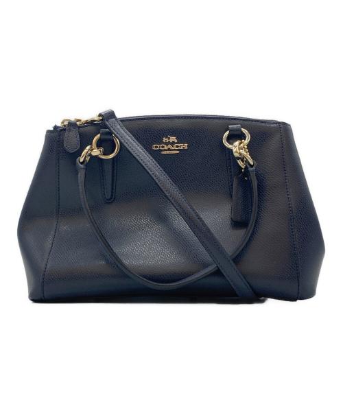 COACH（コーチ）COACH (コーチ) 2WAYバッグ ネイビーの古着・服飾アイテム