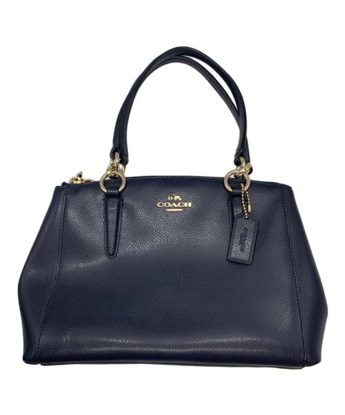 COACH（コーチ）COACH (コーチ) 2WAYバッグ ネイビーの古着・服飾アイテム