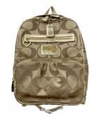 COACHコーチ）の古着「リュック」｜ゴールド