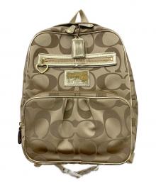 COACH（コーチ）の古着「リュック」｜ゴールド